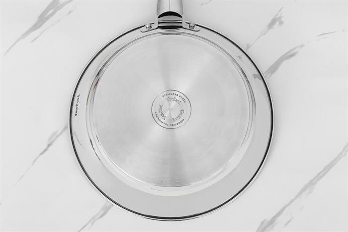Chảo inox đáy từ 26 cm Tefal Professional B9210595 Màu Inox