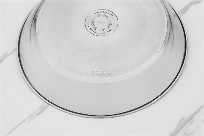 Chảo inox đáy từ 26 cm Tefal Professional B9210595 Màu Inox