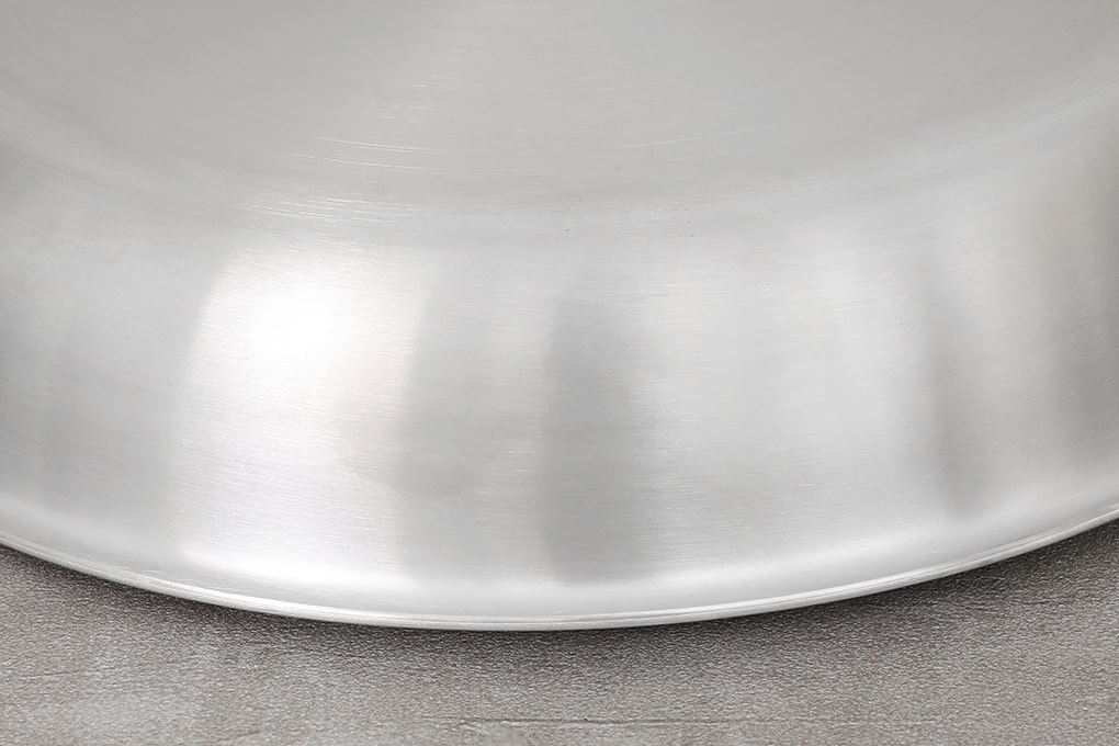 Chảo inox nguyên khối đáy từ 28 cm Inochi Omi Gourmet HIN.CRIN.GM28 Màu Bạc