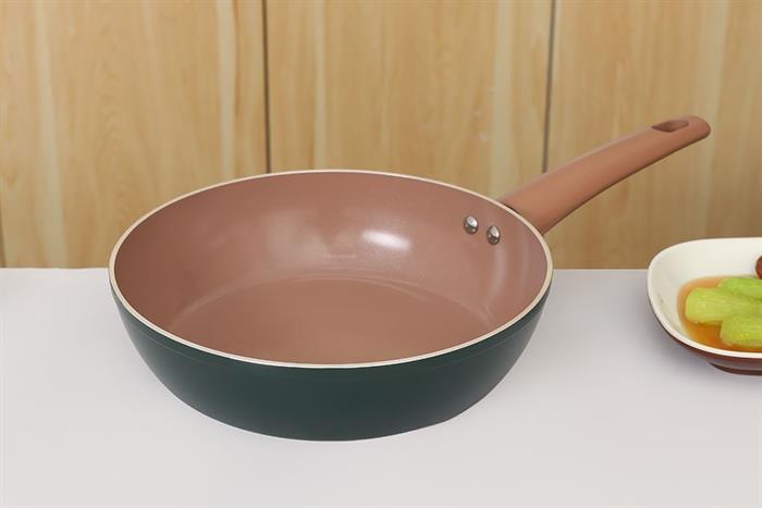 Chảo nhôm chống dính đáy từ 26 cm Elmich Harmony EL5986PT26 Màu Xanh lá đậm