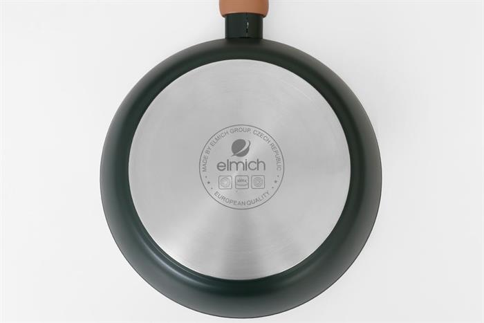 Chảo nhôm chống dính đáy từ 26 cm Elmich Harmony EL5986PT26 Màu Xanh lá đậm