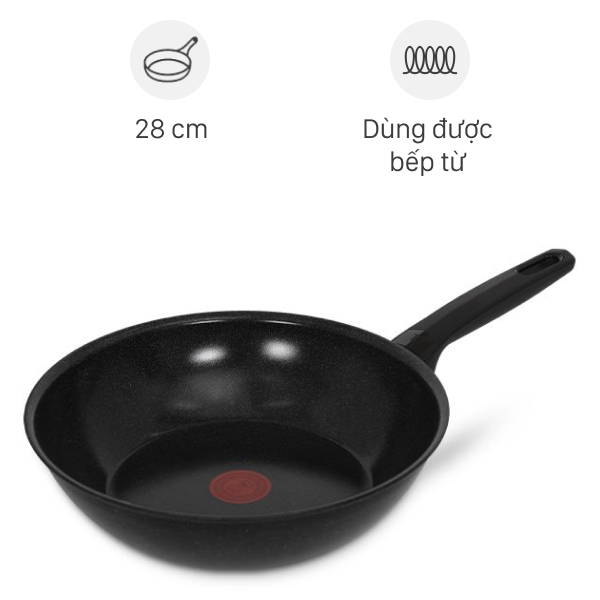 Chảo nhôm sâu chống dính đáy từ Tefal Expertise G2021932