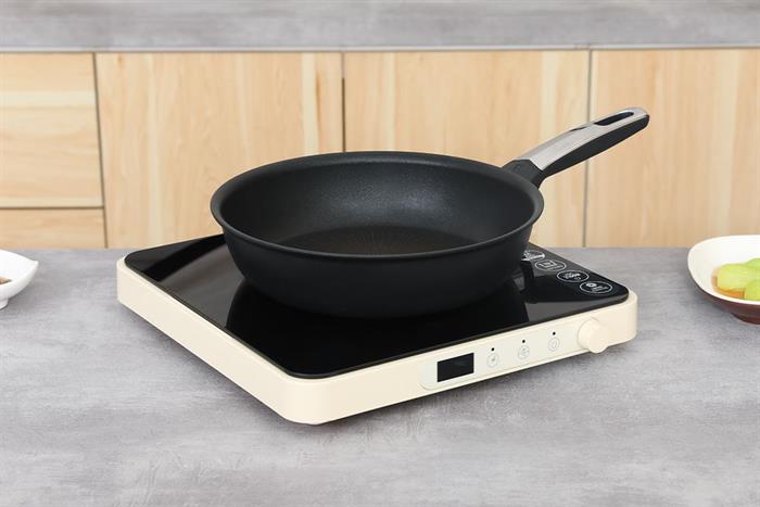 Chảo nhôm chống dính đáy từ 24 cm Tefal Excellence Fusion G3380402 Màu Đen