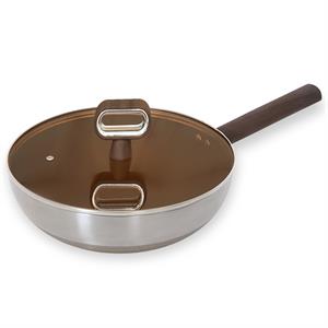 Chảo inox nguyên khối sâu chống dính đáy từ Delites TC-TCCG28
