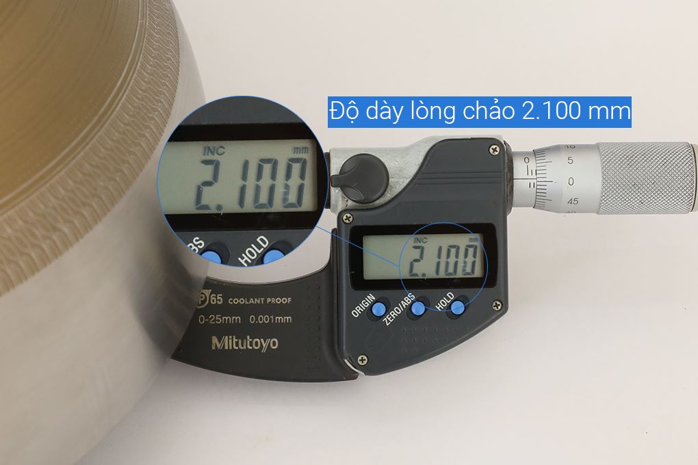 Chảo inox nguyên khối sâu chống dính đáy từ 28 cm Delites TC-TCCG28 Màu Nâu