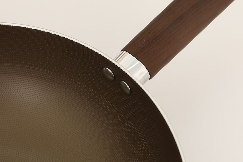 Chảo inox nguyên khối sâu chống dính đáy từ 28 cm Delites TC-TCCG28 Màu Nâu