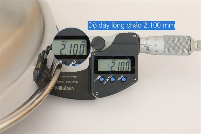 Chảo inox nguyên khối chống dính đáy từ 26 cm Delites TC-TFJG26 Màu Nâu