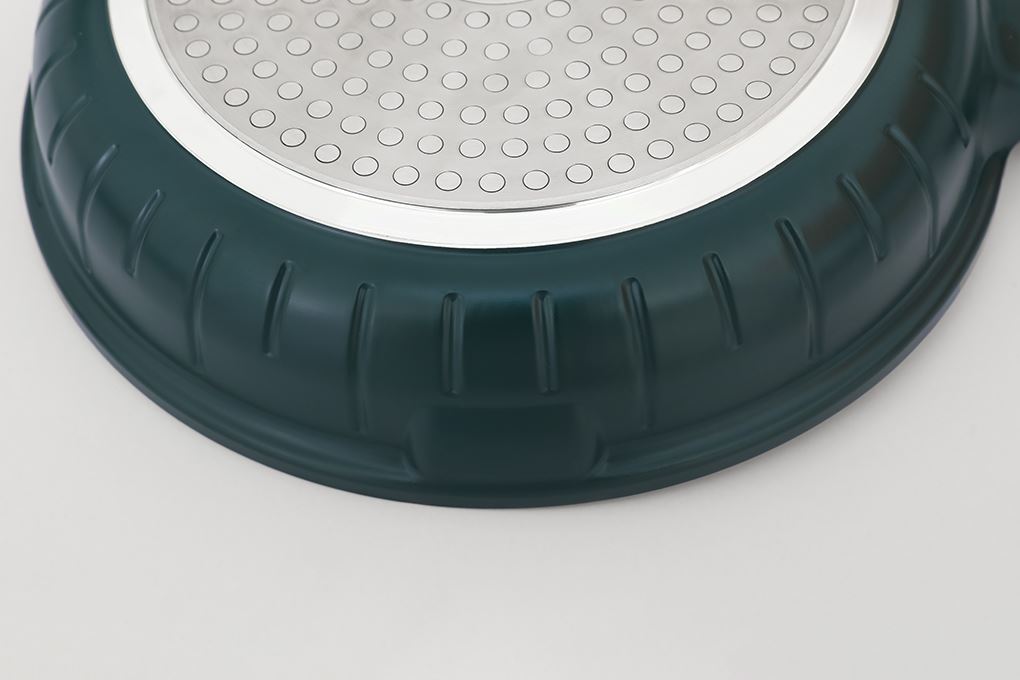 Chảo nhôm chống dính đáy từ 24 cm Delites Y2324 Màu Xanh dương đậm