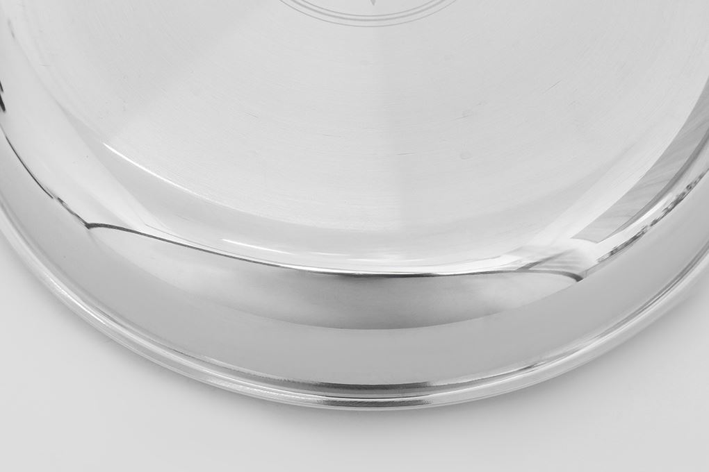 Chảo inox nguyên khối đáy từ 32 cm Pramie PP3041301-32 Màu Inox
