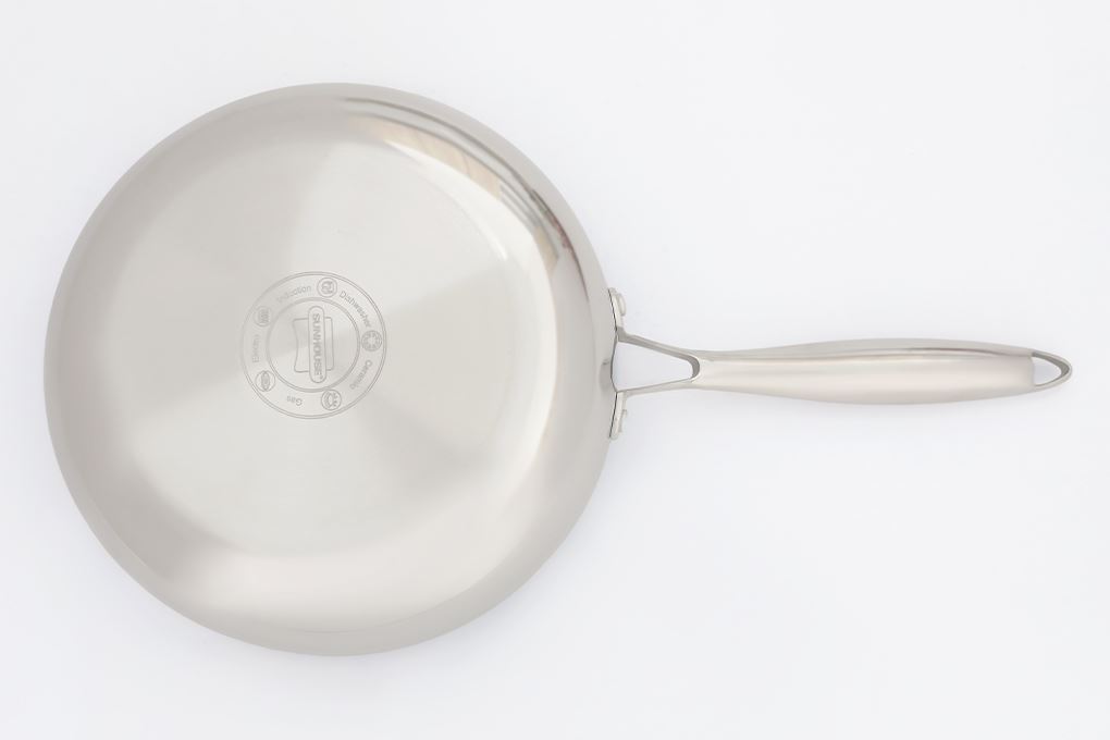Chảo inox nguyên khối sâu đáy từ 26 cm Sunhouse Healthy IN26M11 Màu Inox