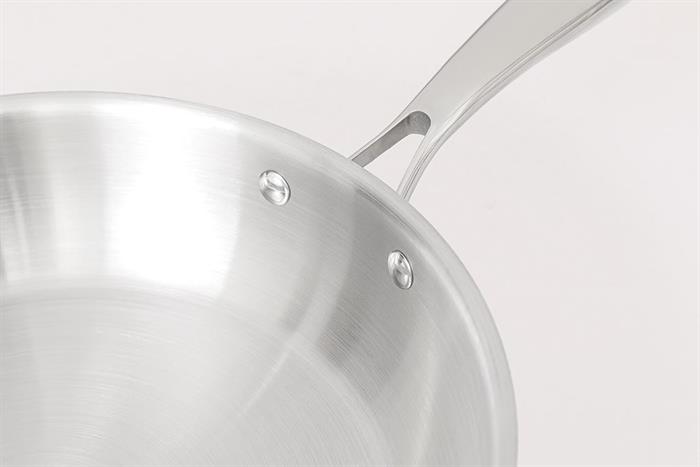 Chảo inox nguyên khối đáy từ 26 cm Sunhouse Healthy IN26X1 Màu Inox