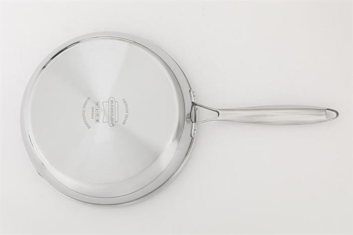 Chảo inox nguyên khối đáy từ 26 cm Sunhouse Healthy IN26X1 Màu Inox