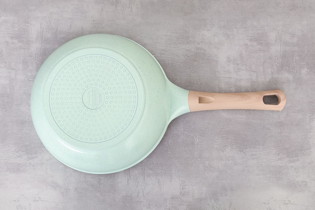 Chảo nhôm sâu chống dính đáy từ 26 cm Sunhouse Healthy SBDS26MT Màu Xanh ngọc