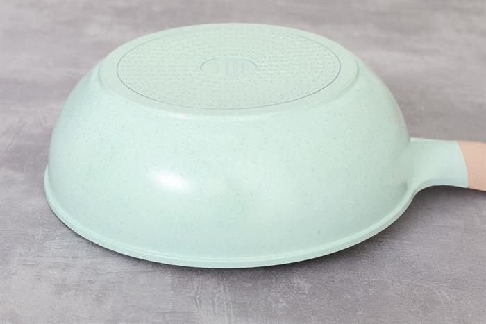 Chảo nhôm sâu chống dính đáy từ 26 cm Sunhouse Healthy SBDS26MT Màu Xanh ngọc