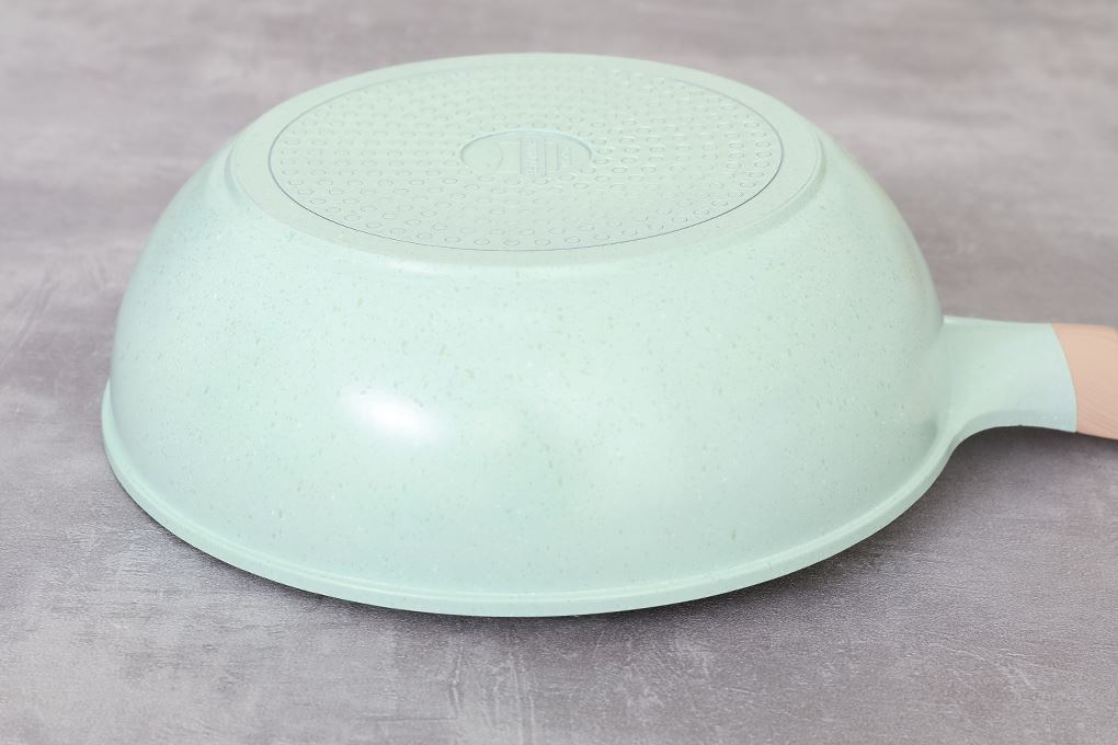 Chảo nhôm sâu chống dính đáy từ 26 cm Sunhouse Healthy SBDS26MT Màu Xanh ngọc