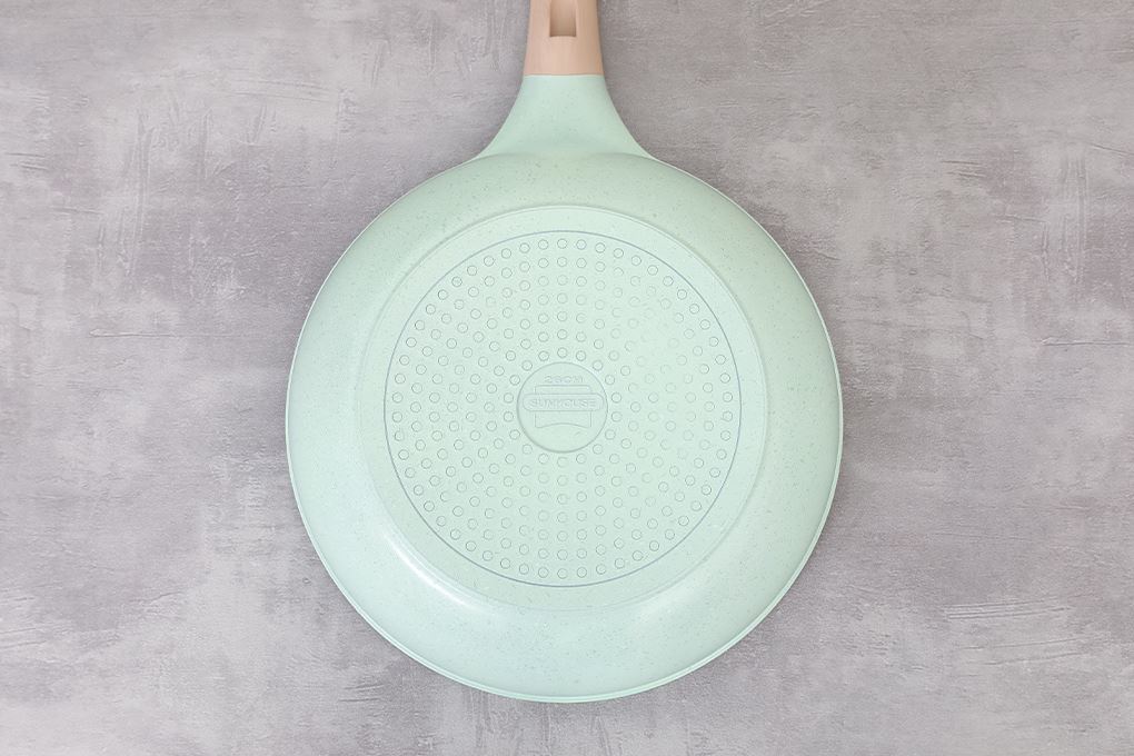 Chảo nhôm sâu chống dính đáy từ 26 cm Sunhouse Healthy SBDS26MT Màu Xanh ngọc