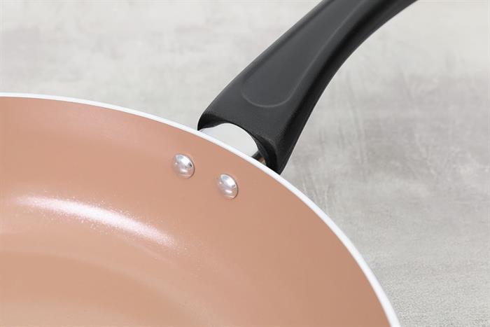 Chảo nhôm chống dính đáy từ 28 cm Elmich Daily Coloseum 2355259GY28 xám Màu Xám