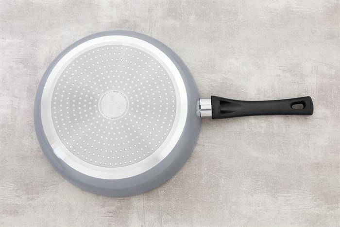 Chảo nhôm chống dính đáy từ 28 cm Elmich Daily Coloseum 2355259GY28 xám Màu Xám