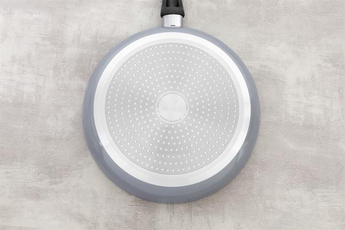 Chảo nhôm chống dính đáy từ 28 cm Elmich Daily Coloseum 2355259GY28 xám Màu Xám
