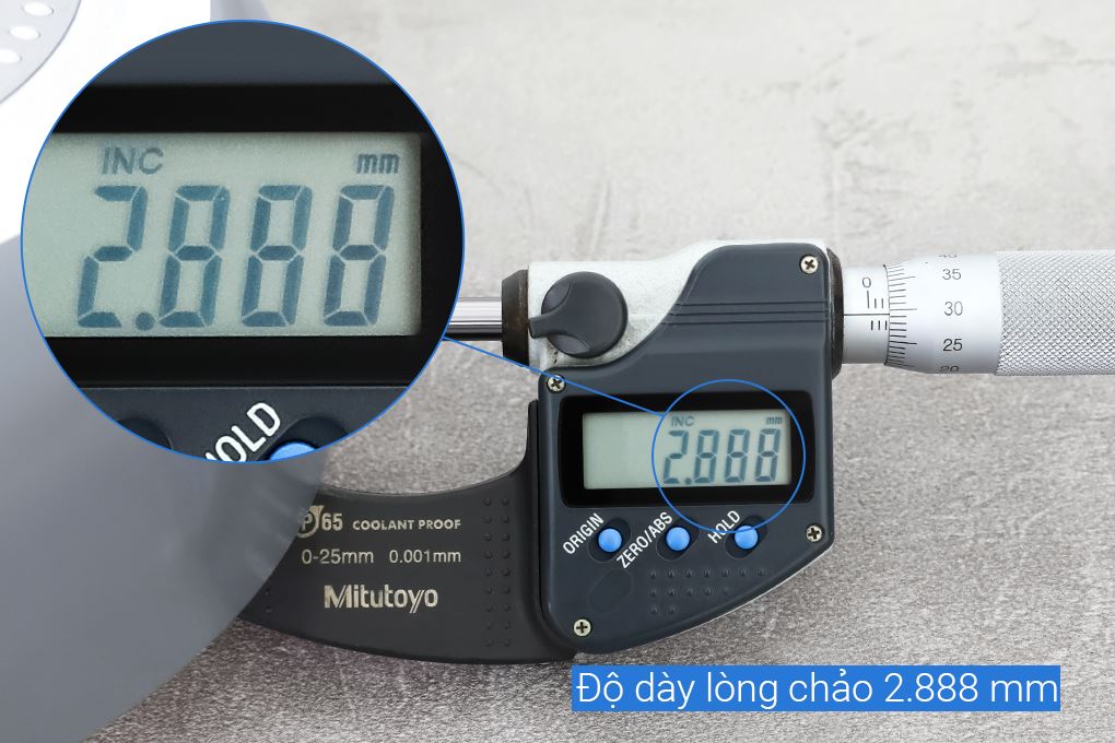 Chảo nhôm chống dính đáy từ 28 cm Elmich Daily Coloseum 2355259GY28 xám Màu Xám