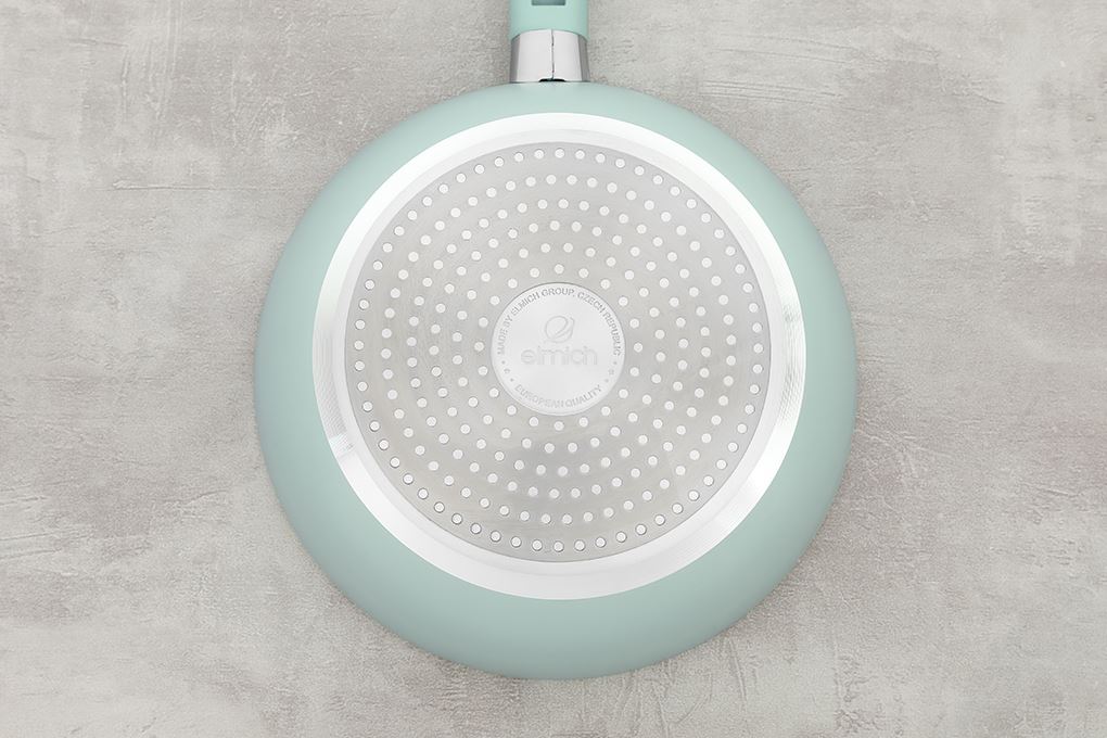 Chảo nhôm chống dính đáy từ 24cm Elmich Daily Varna 2355260SK24 xanh lá Màu Xanh lá nhạt