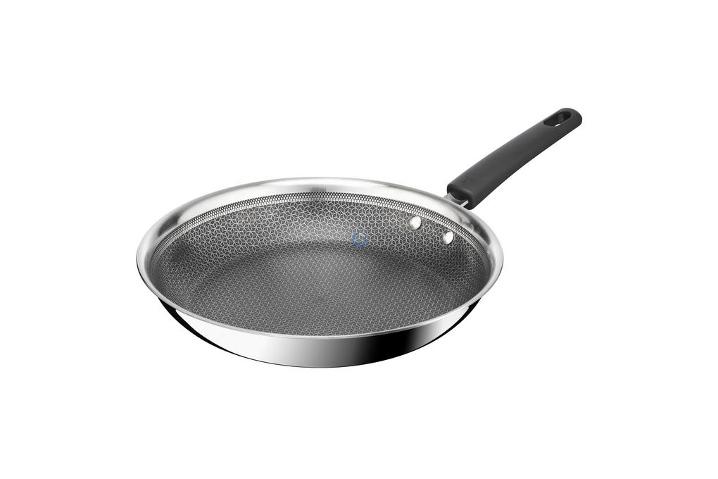 Chảo inox chống dính 24 cm Tefal POWER E3410455 Màu Inox