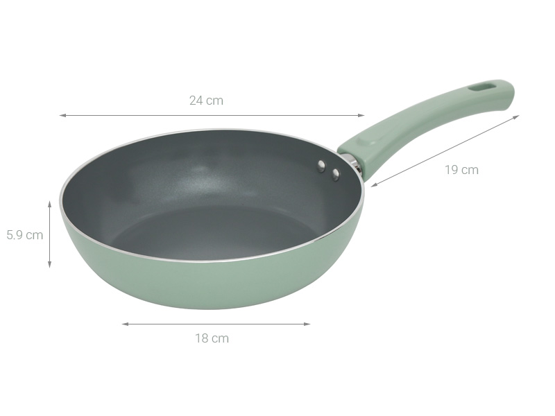 Chảo nhôm chống dính đáy từ 24 cm Elmich Daily 2356002SK24