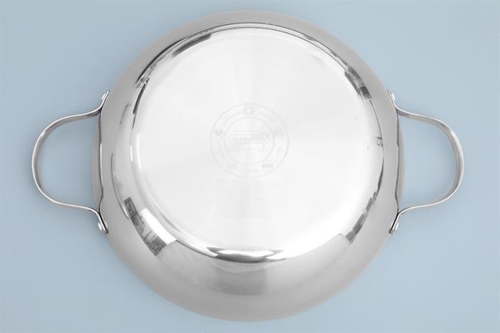 Chảo inox sâu đáy từ 28 cm Sunhouse Healthy IN28M12VK Màu Bạc