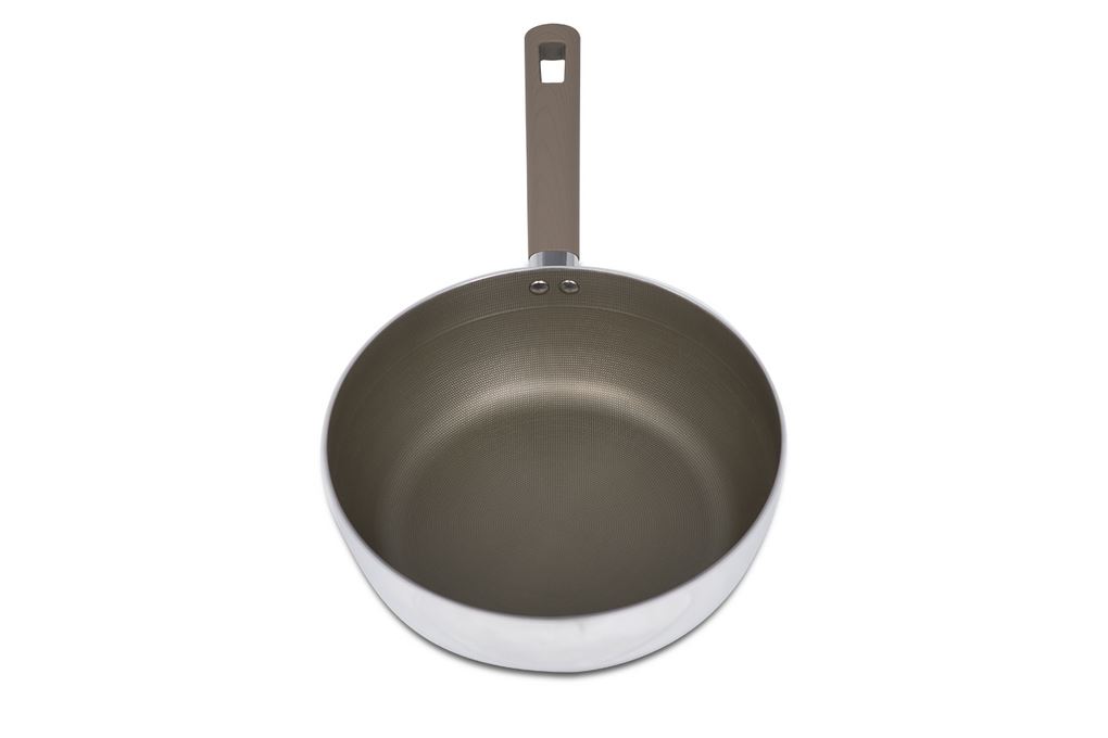 Chảo inox chống dính đáy từ 20 cm Kalpen Shield TS20 Màu Inox