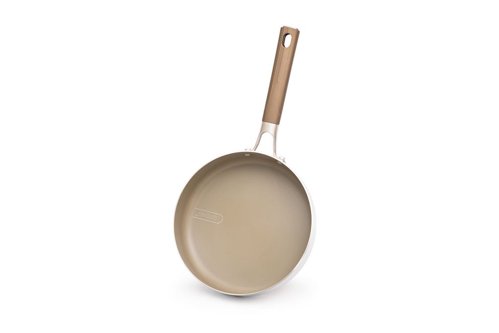 Chảo inox chống dính đáy từ 24 cm Kalpen Dauer TD24 Màu Inox