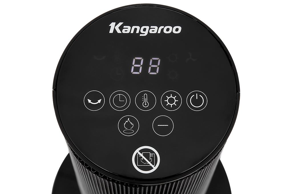 Quạt sưởi gốm Kangaroo KGAH06G Màu Đen