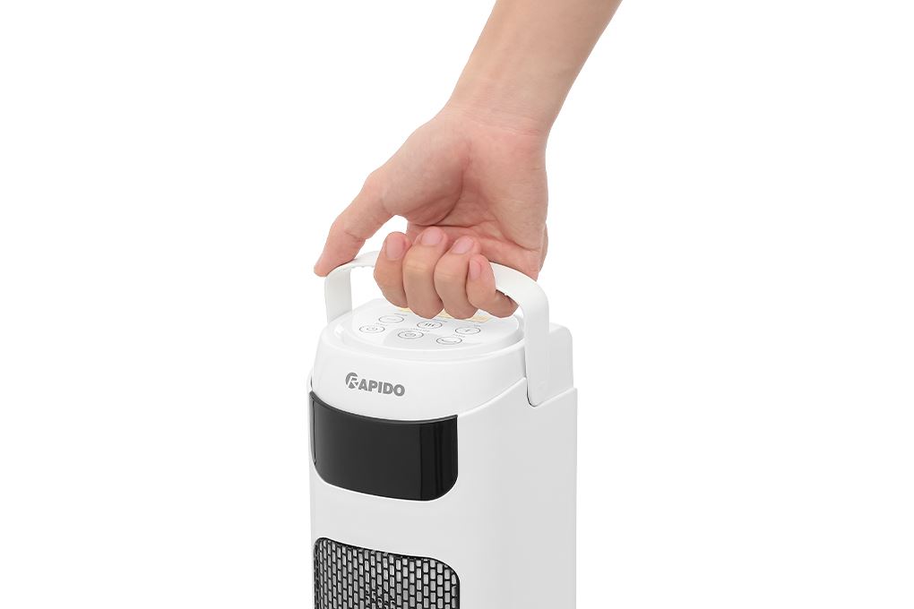 Quạt sưởi gốm Rapido RCH-2000SDW Màu Trắng