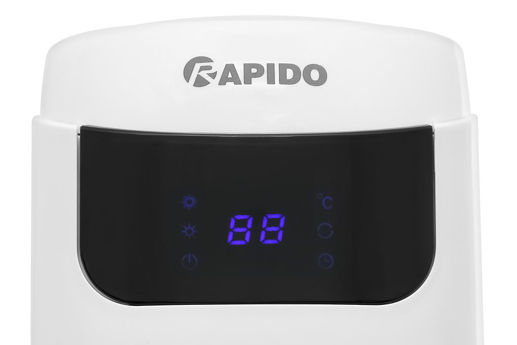 Quạt sưởi gốm Rapido RCH-2000SDW Màu Trắng