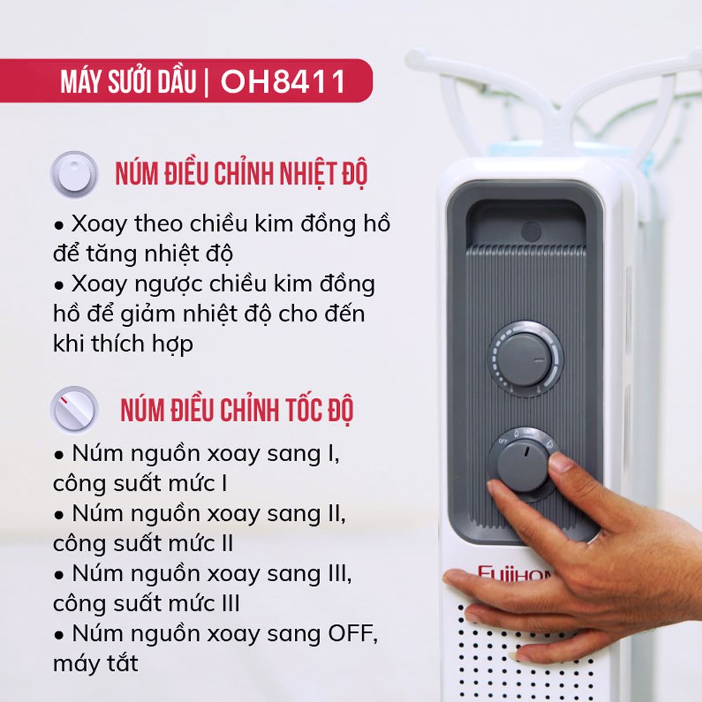 Công suất mạnh mẽ, điều chỉnh dễ dàng