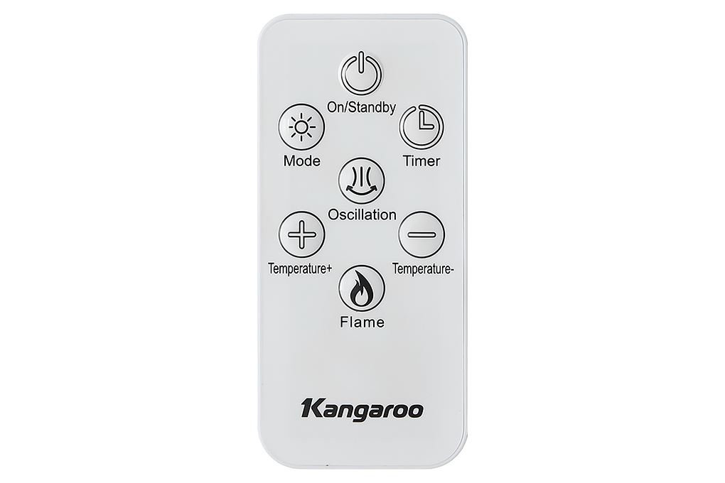 Quạt sưởi gốm Kangaroo KGFH8G Màu Hồng