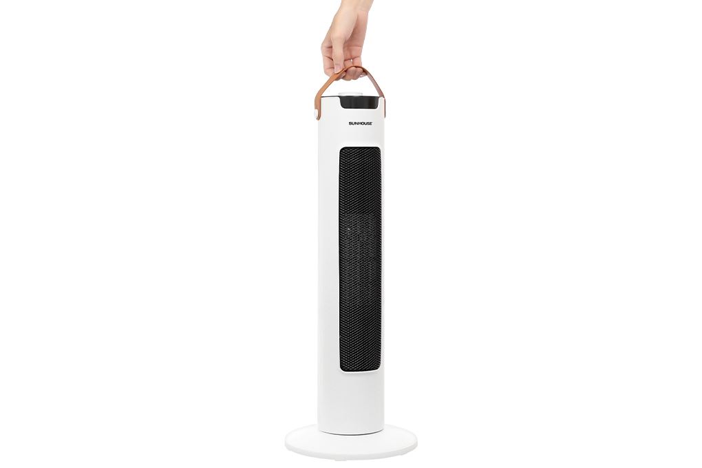 Quạt sưởi gốm Sunhouse SHD7060W Màu Đen/Trắng