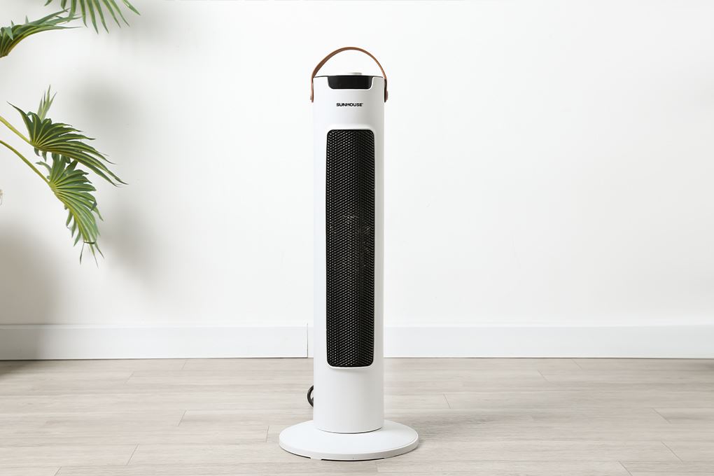 Quạt sưởi gốm Sunhouse SHD7060W Màu Đen/Trắng