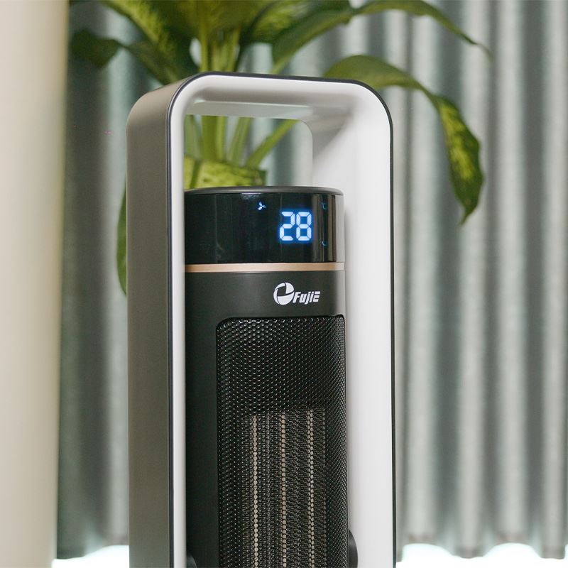 Quạt sưởi gốm FujiE CH-2400 Màu Trắng - Đen