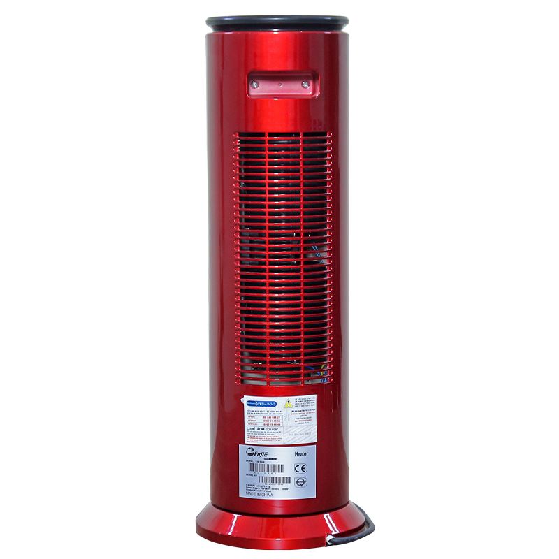 Quạt sưởi gốm FujiE CH-1600 Màu Đen - Đỏ