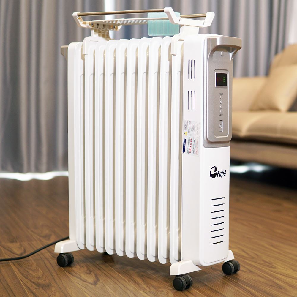 Máy sưởi dầu FujiE OFR4411 Màu Trắng
