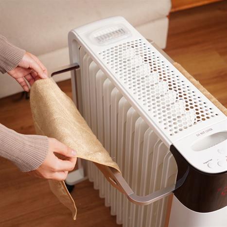 Máy sưởi dầu FujiE OFR7813 Màu Trắng - Đen