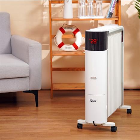 Máy sưởi dầu FujiE OFR7813 Màu Trắng - Đen