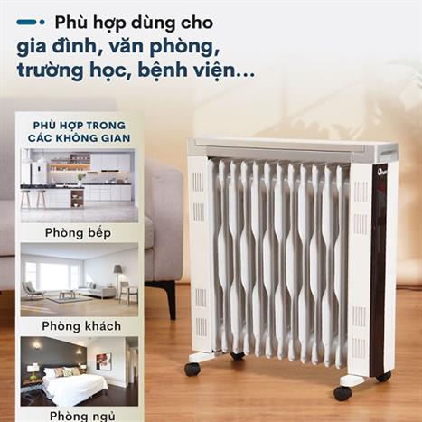 Máy sưởi dầu FujiE OFR7913 Màu Đen