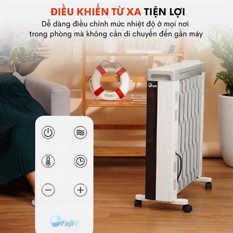 Máy sưởi dầu FujiE OFR7913 Màu Đen