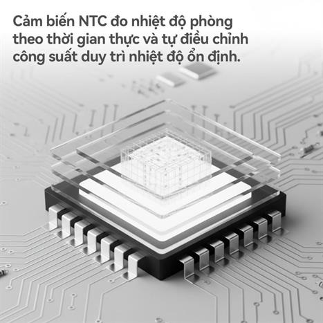 Máy sưởi gốm FujiE VH221 Màu Đen