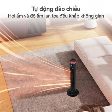 Máy sưởi gốm FujiE VH221 Màu Đen