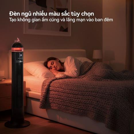 Máy sưởi gốm FujiE VH221 Màu Đen