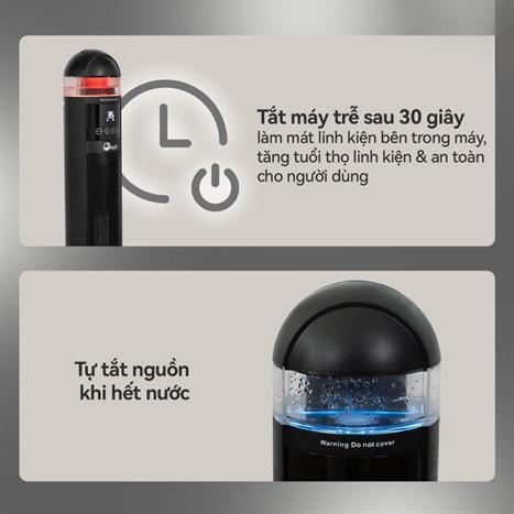 Máy sưởi gốm FujiE VH221 Màu Đen