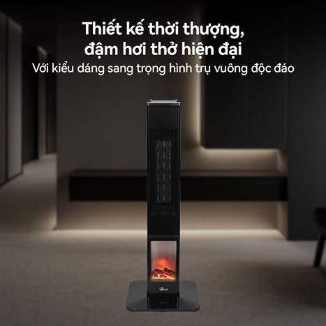 Máy sưởi gốm FujiE VH08 Màu Đen