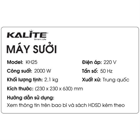 Quạt sưởi gốm Kalite KH25 Màu Màu be